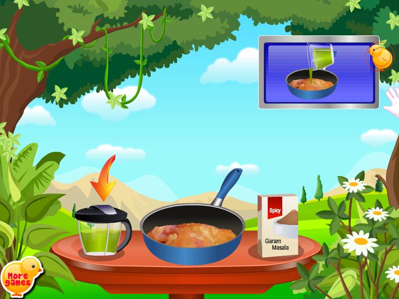 chicken kebab cooking games