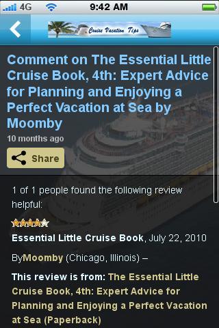 Cruise Vacation Tips App