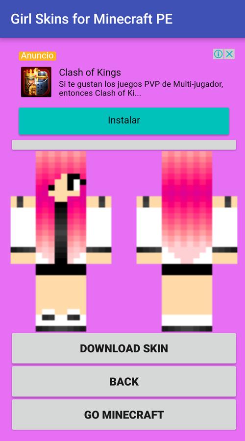 Top girl skins for minecraft