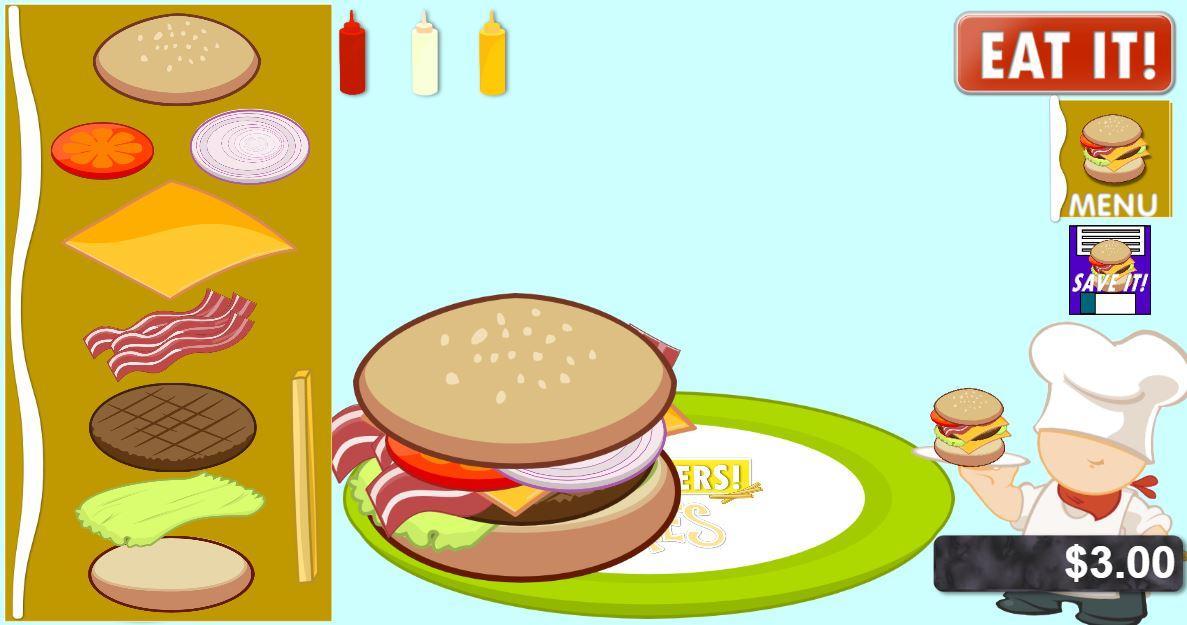 Kids BURGERS & Fries!!