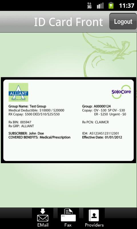 Alliant Mobile ID Card