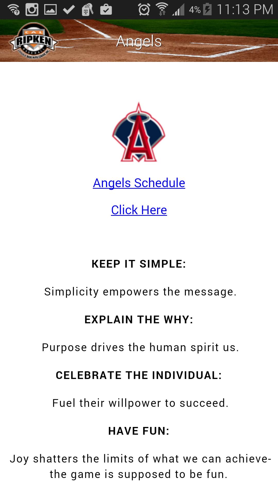 Cal Ripken Baseball Visalia