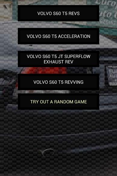 Engine sounds S60 T5