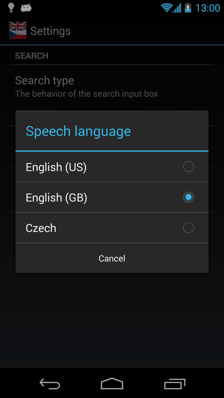 Offline English Czech Dictiona