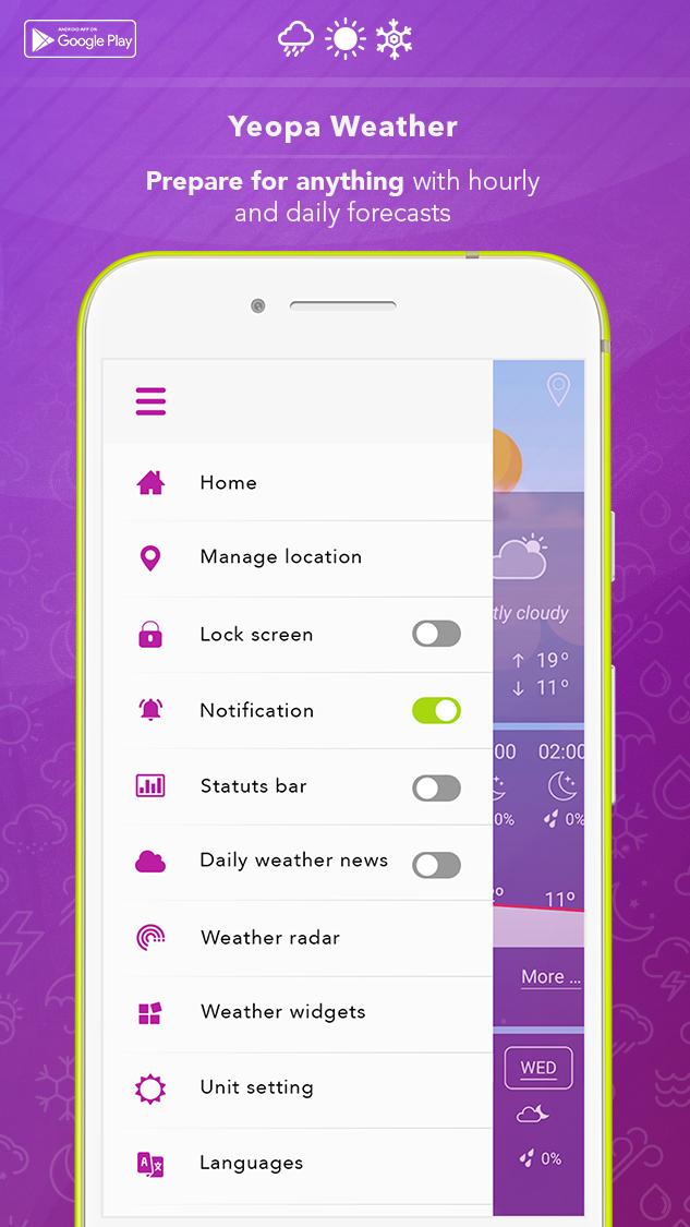 Yeopa Weather : Live Weather Forecast 2019