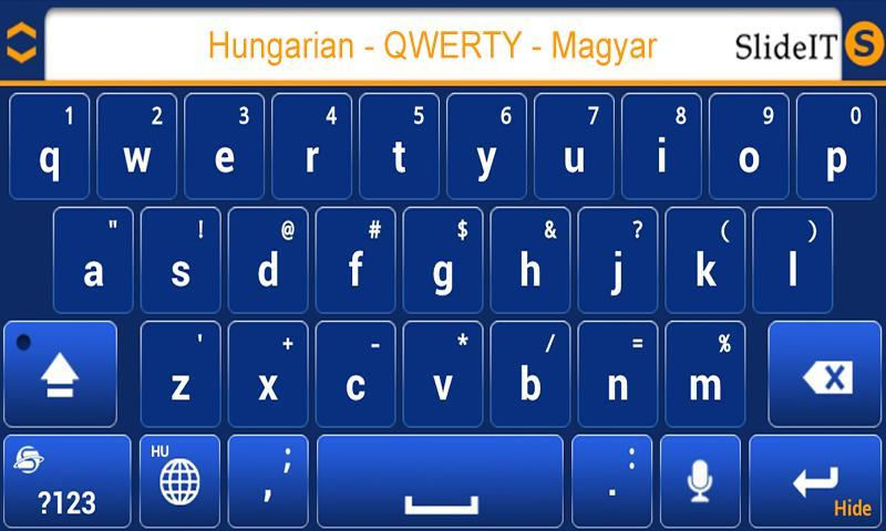 SlideIT Hungarian QWERTY Pack