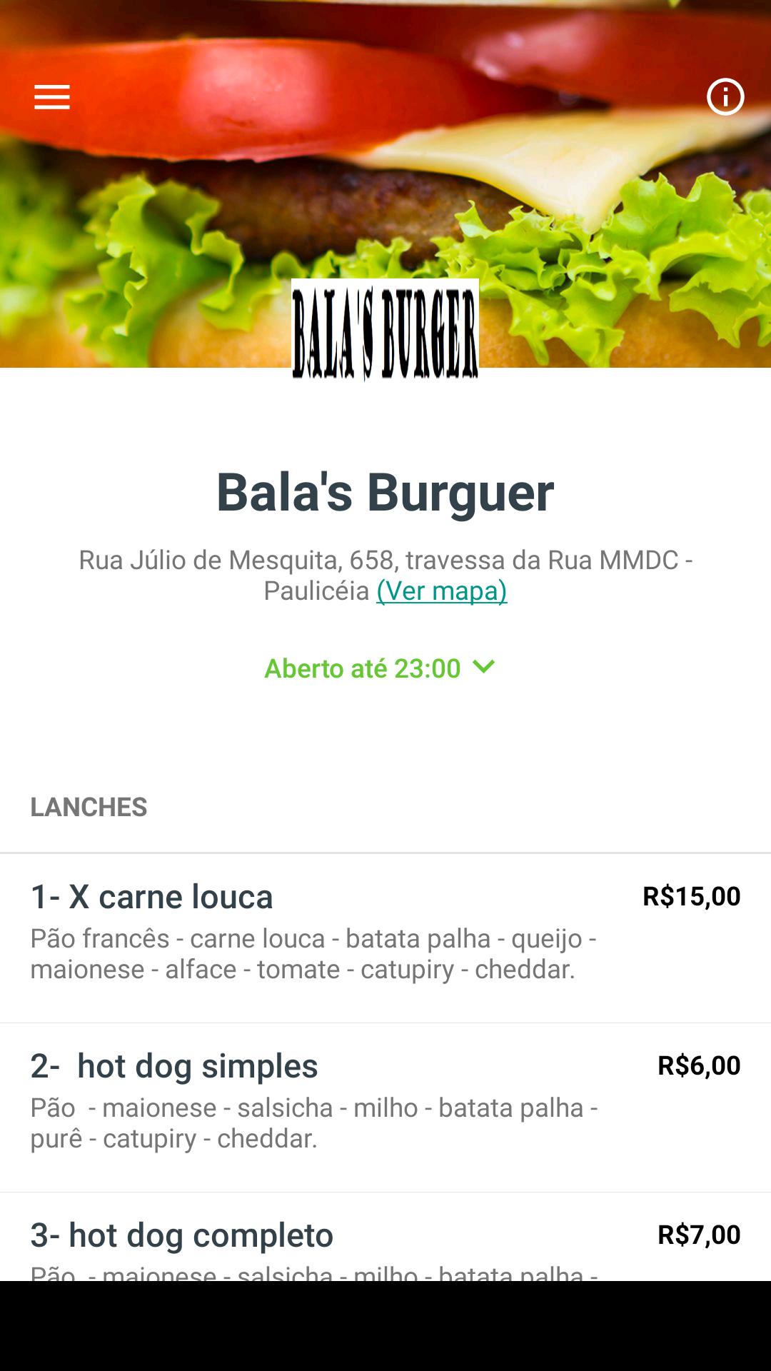 Bala's Burguer