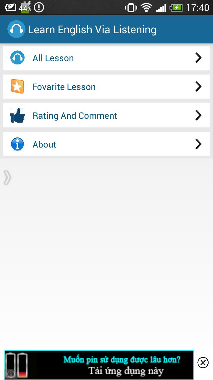 learn english via listening