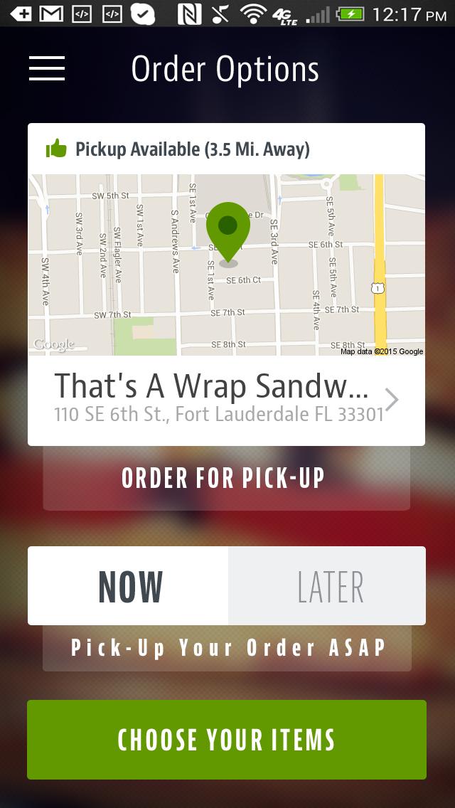 That's A Wrap Sandwich