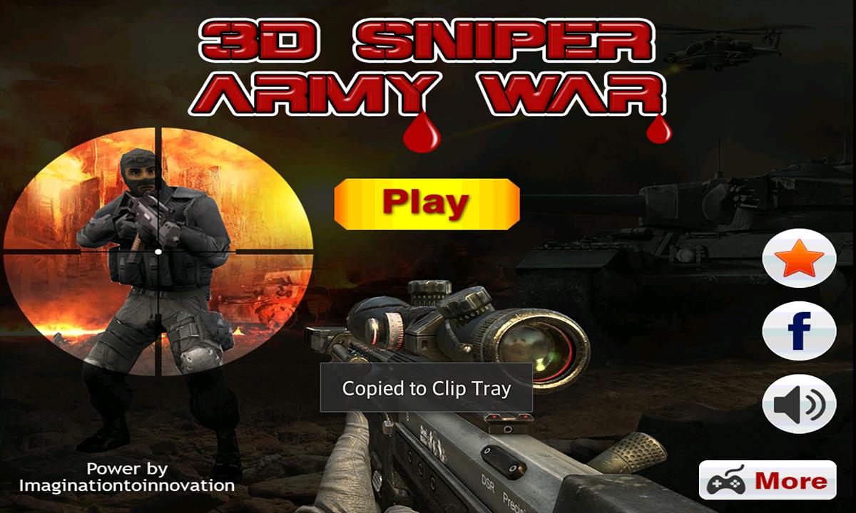 Sniper Army War