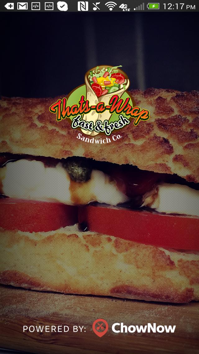 That's A Wrap Sandwich