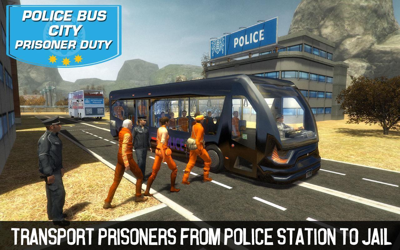 Police Bus City Prisoner Duty