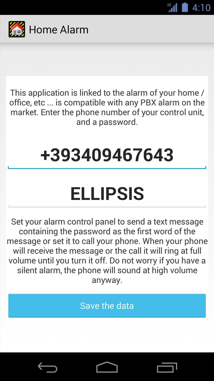 Home Alarm