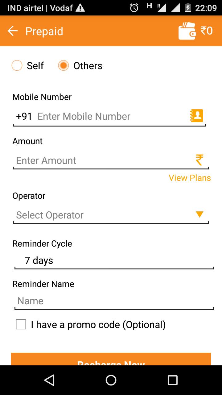 DTH, Mobile Recharge, Bill Pay