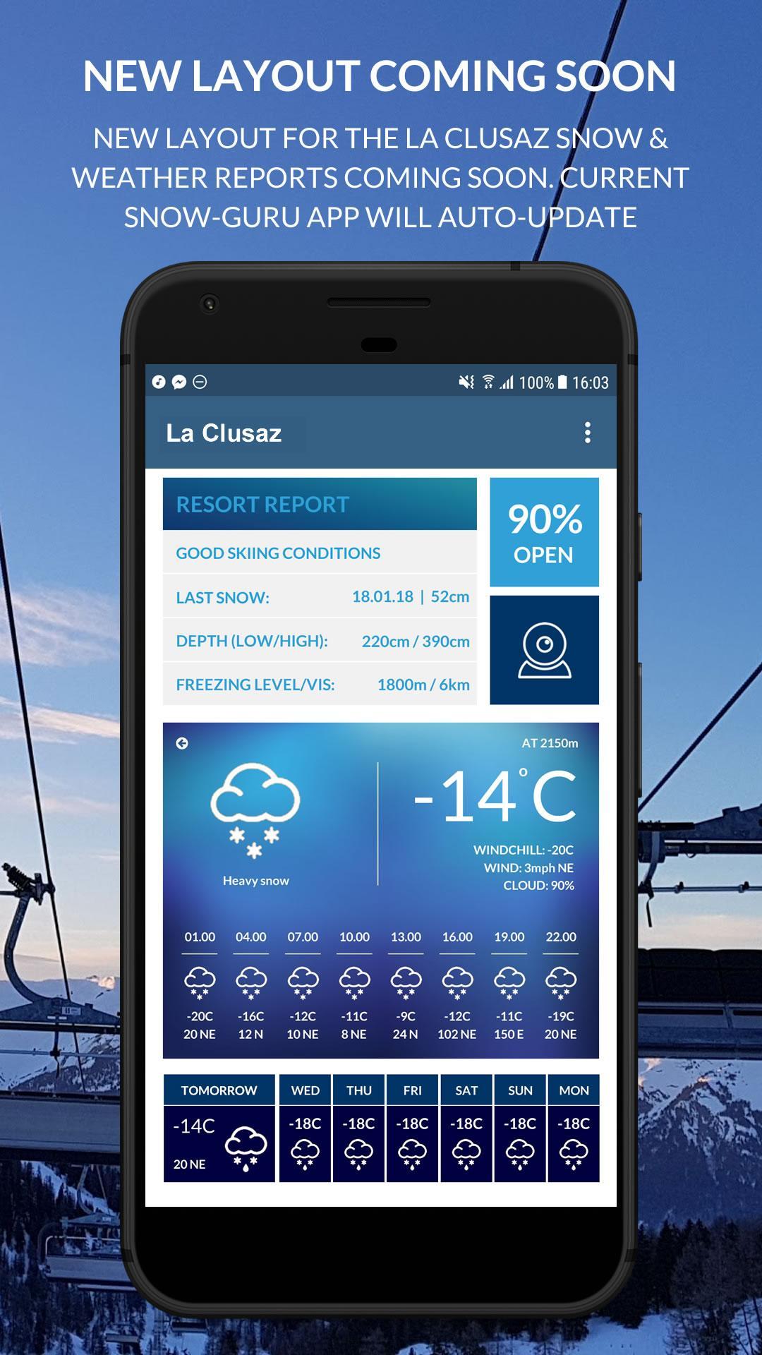 La Clusaz Snow & Weather Reports by SnowGuru