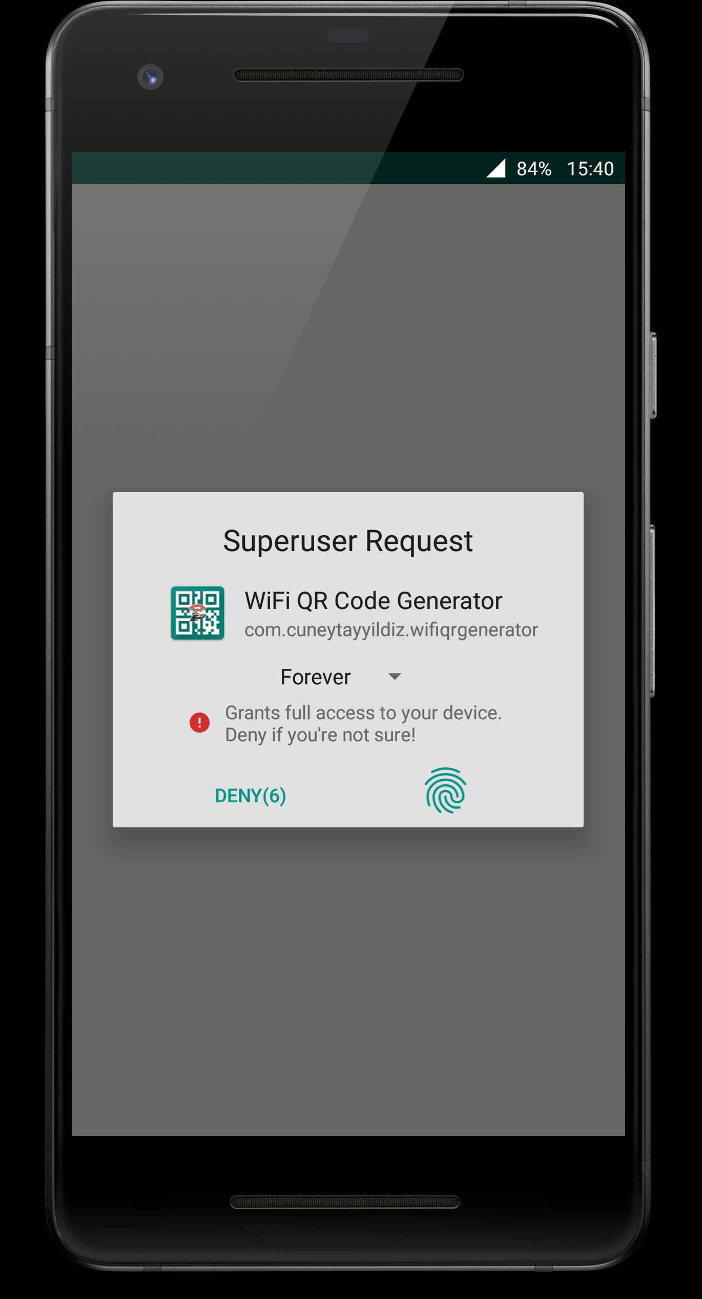 Wifi QR Code Generator & List Passwords (root)