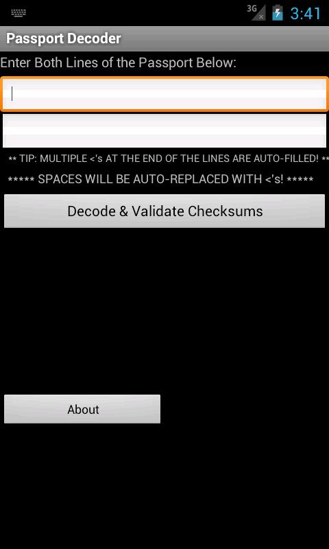 Passport Decoder BETA