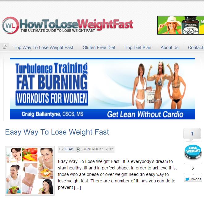 How to Lose Weight Fast Easily