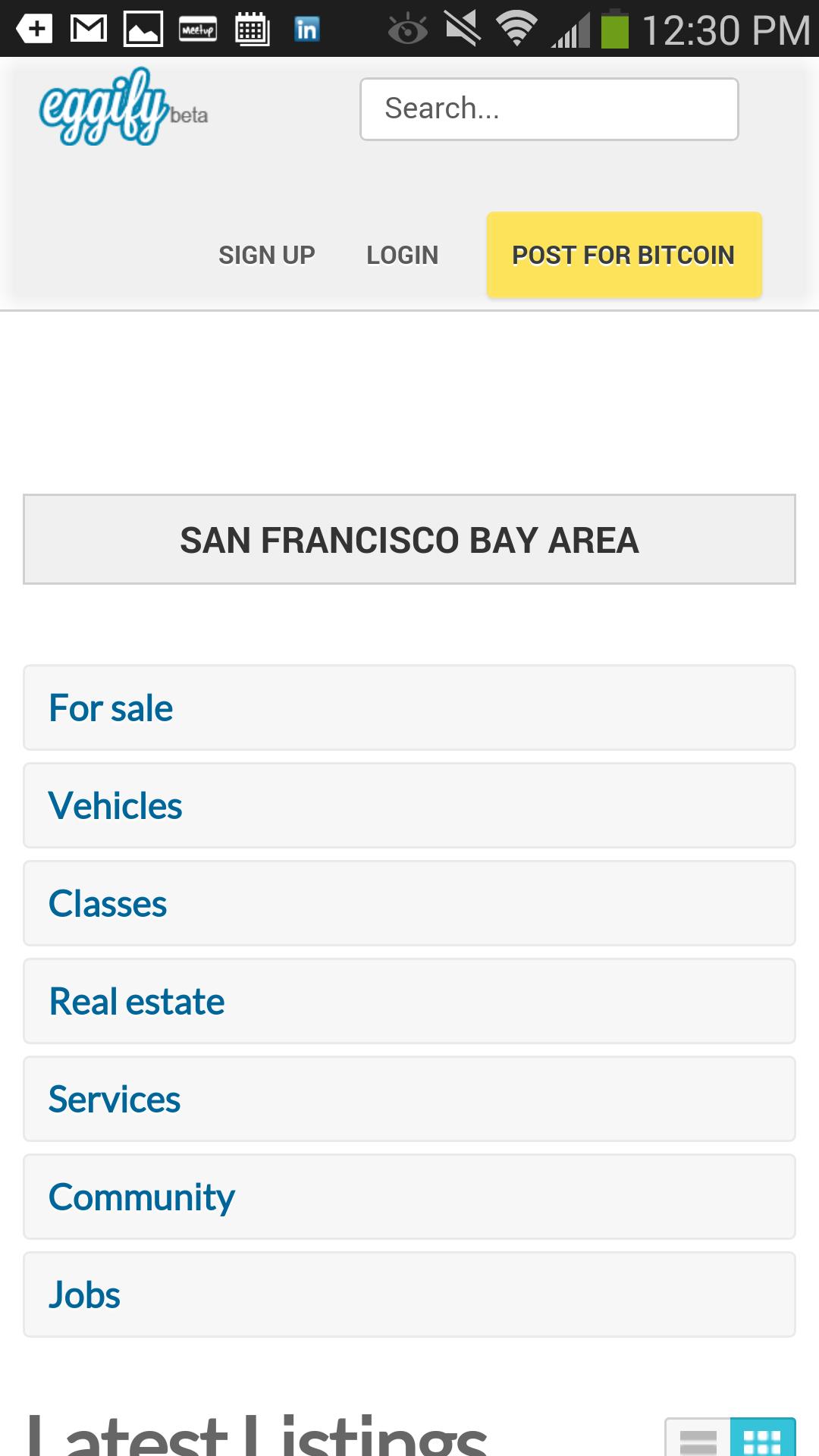 Eggify - Bitcoin Classifieds