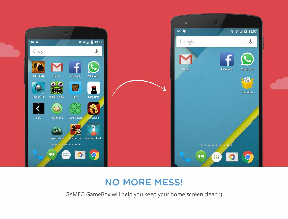 GAMEO GameBox - Your top games