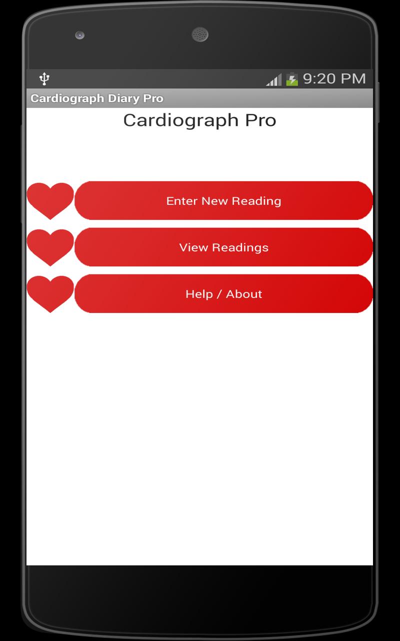 Cardiograph diary pro