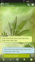 Weed Ganja Theme for GO SMS
