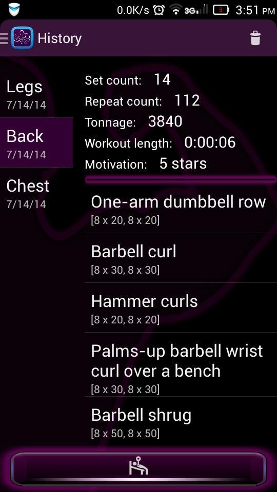 Muscle Strategy: Workout Diary