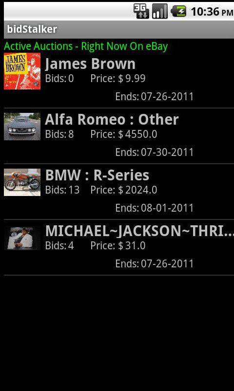 bidStalker Lite for eBay