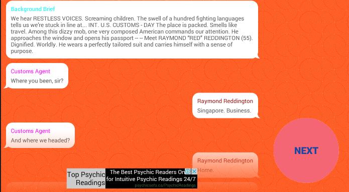 The BlackList: Chat Story