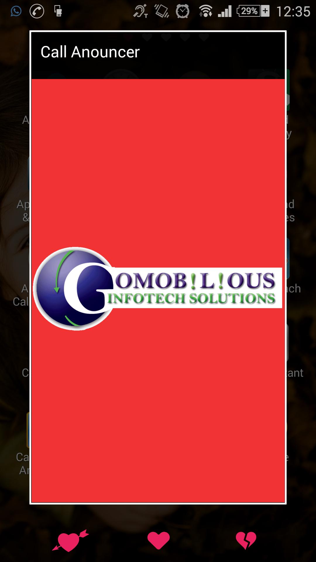 Incoming Call:Name Announcer