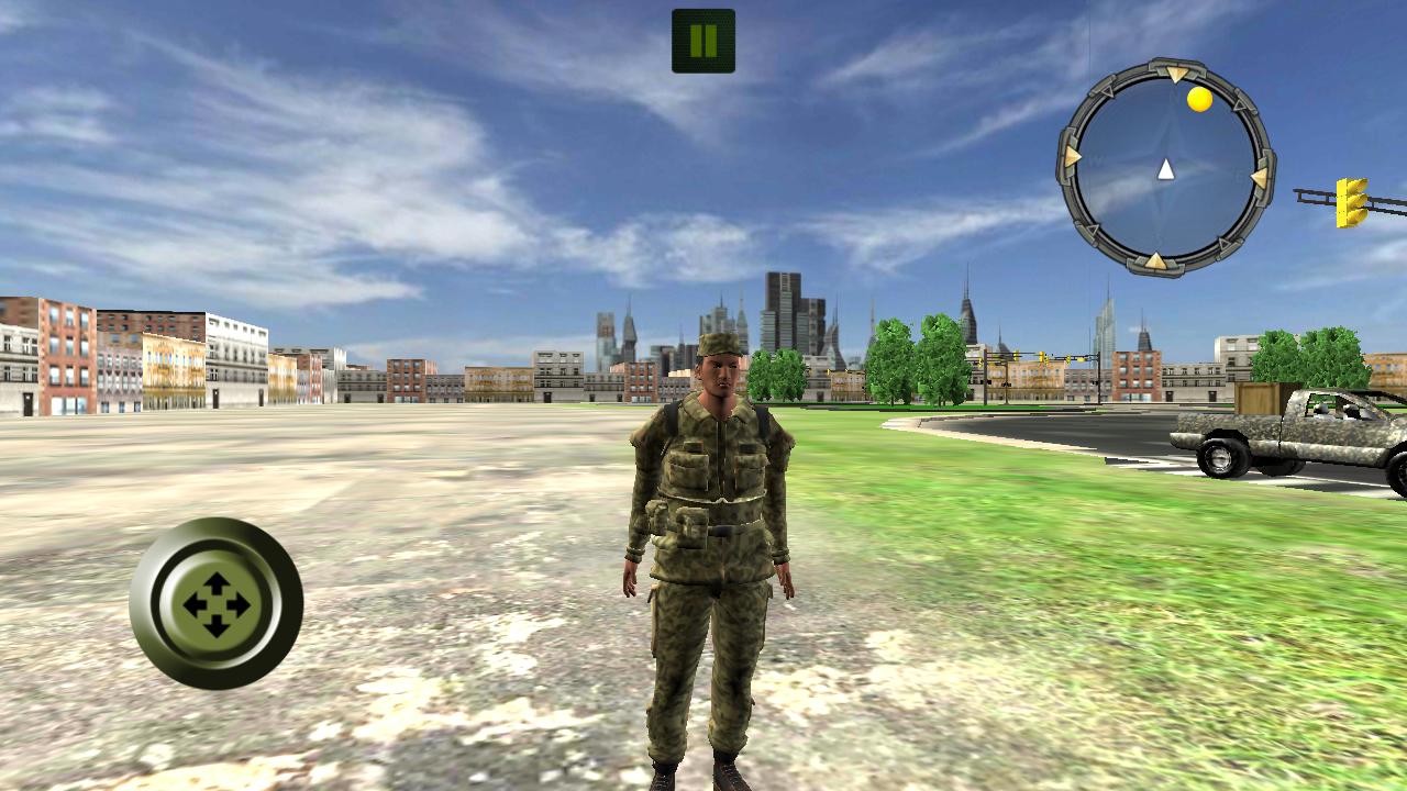 Army Cargo Plane Transport 3D