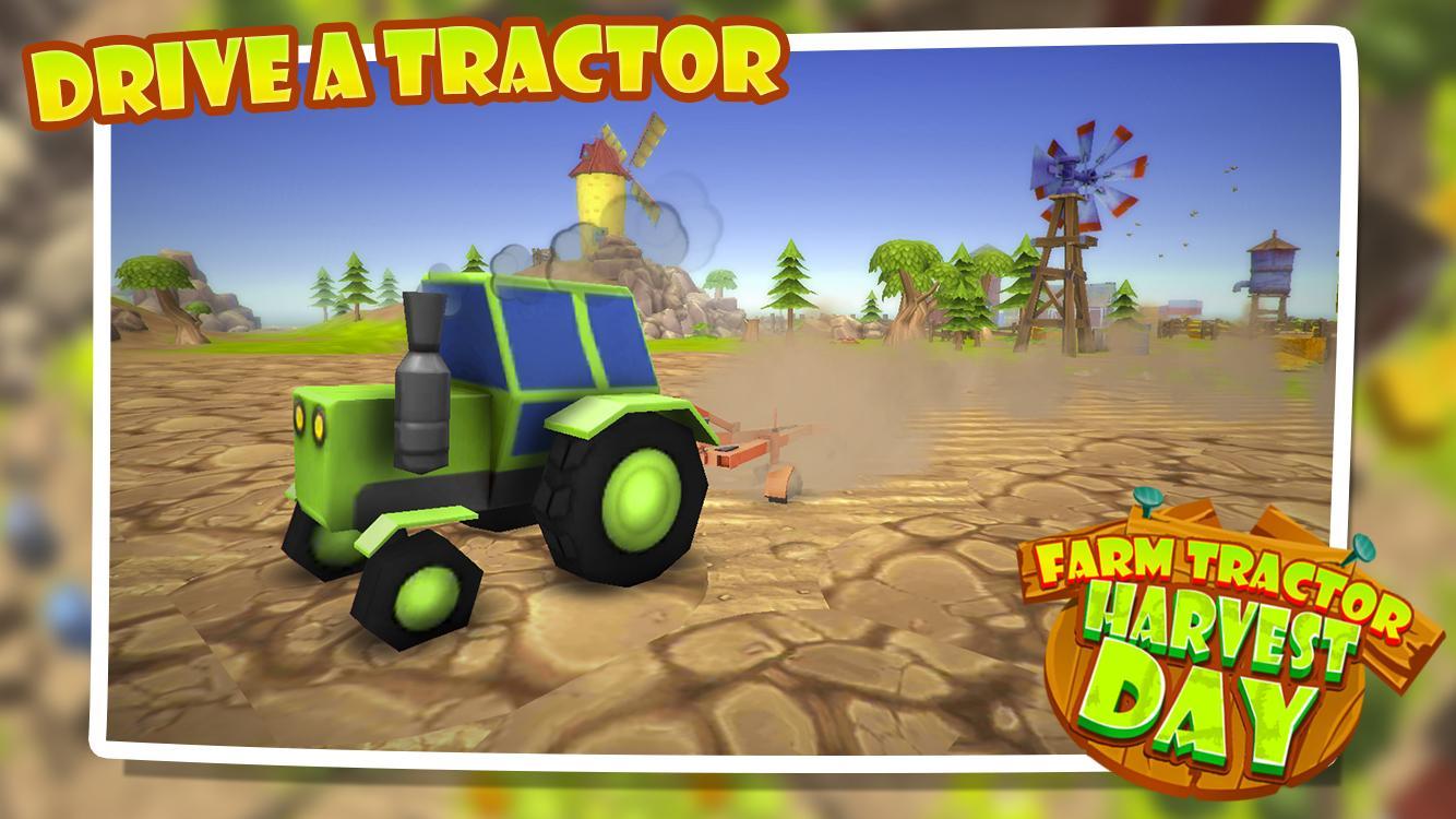 Harvest Day: Farm Tractor 3D