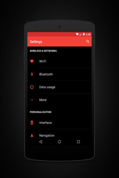 Prime Red Black - Layers Theme