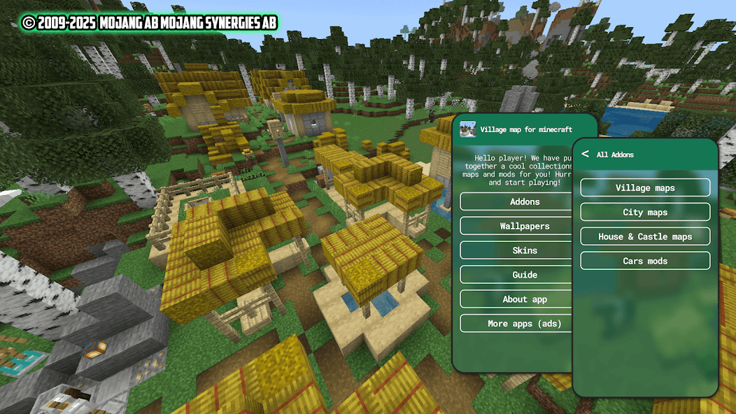 village map for minecraft