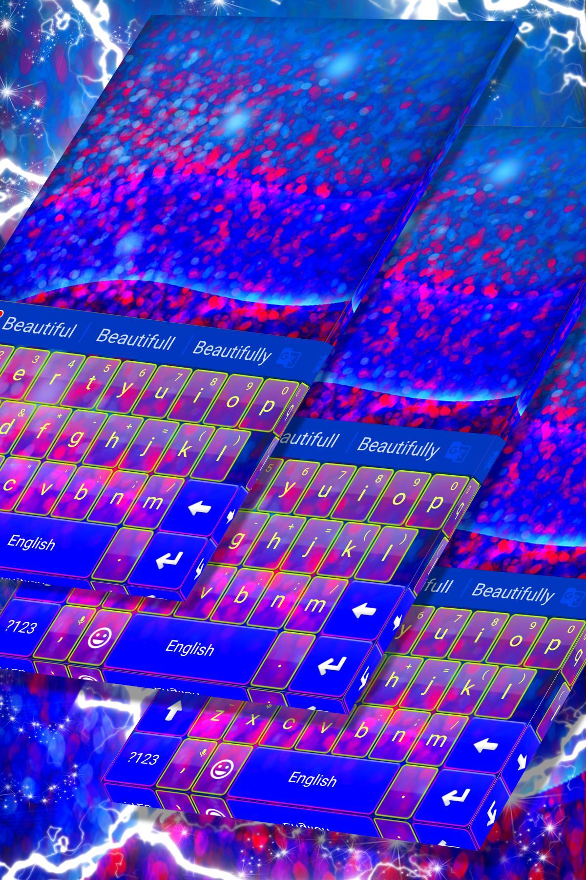 New 2018 Blue Keyboard