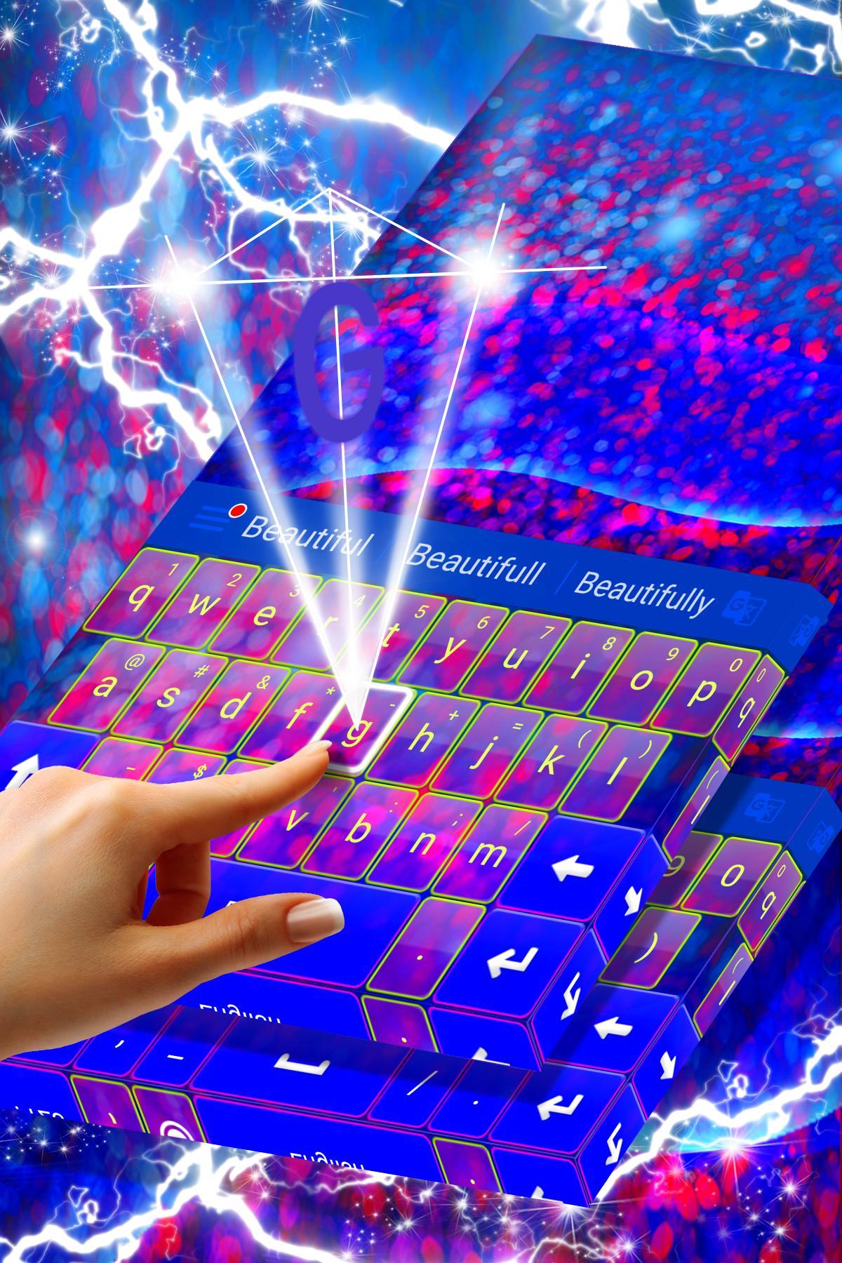 New 2018 Blue Keyboard