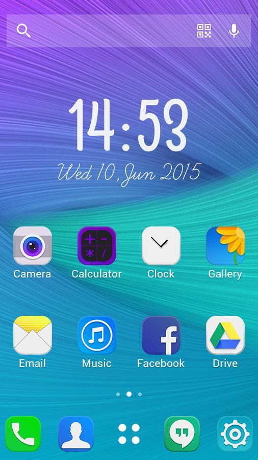 Cream Color - Solo Launcher Theme