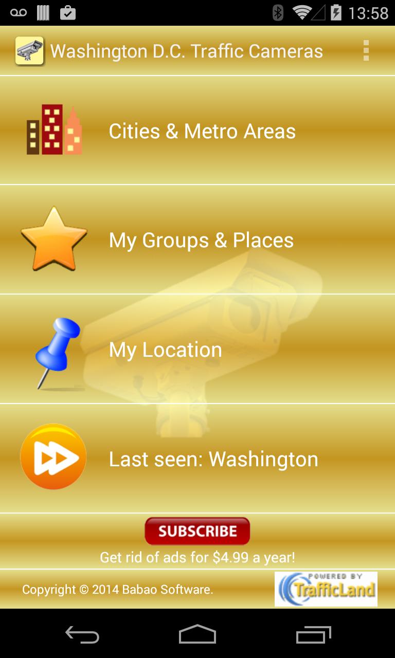 Washington D.C. Traffic Cams