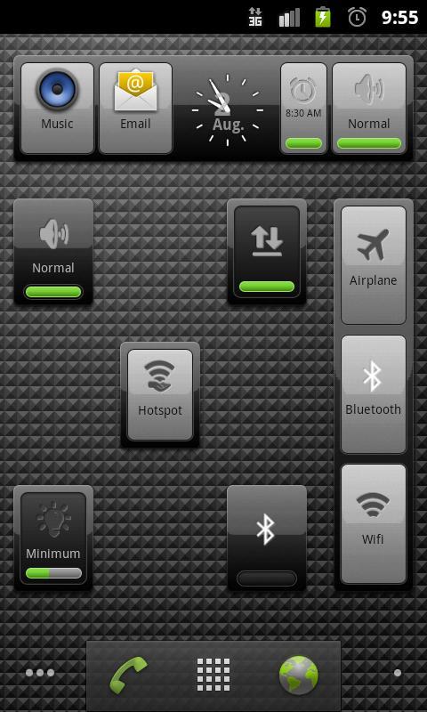 Black&glossy skins gX Switches