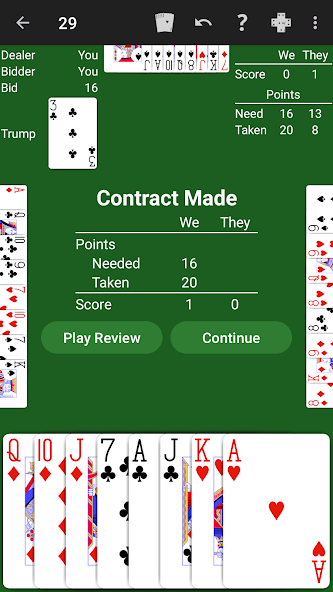 29 Card Game - Expert AI