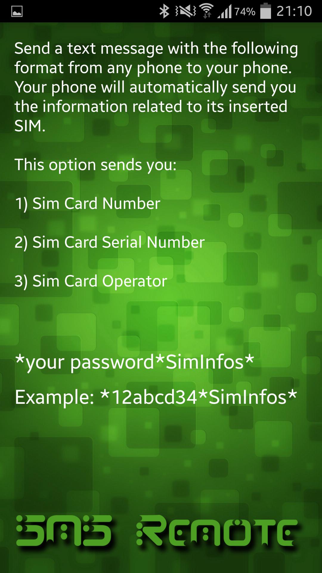 SMS Remote Free