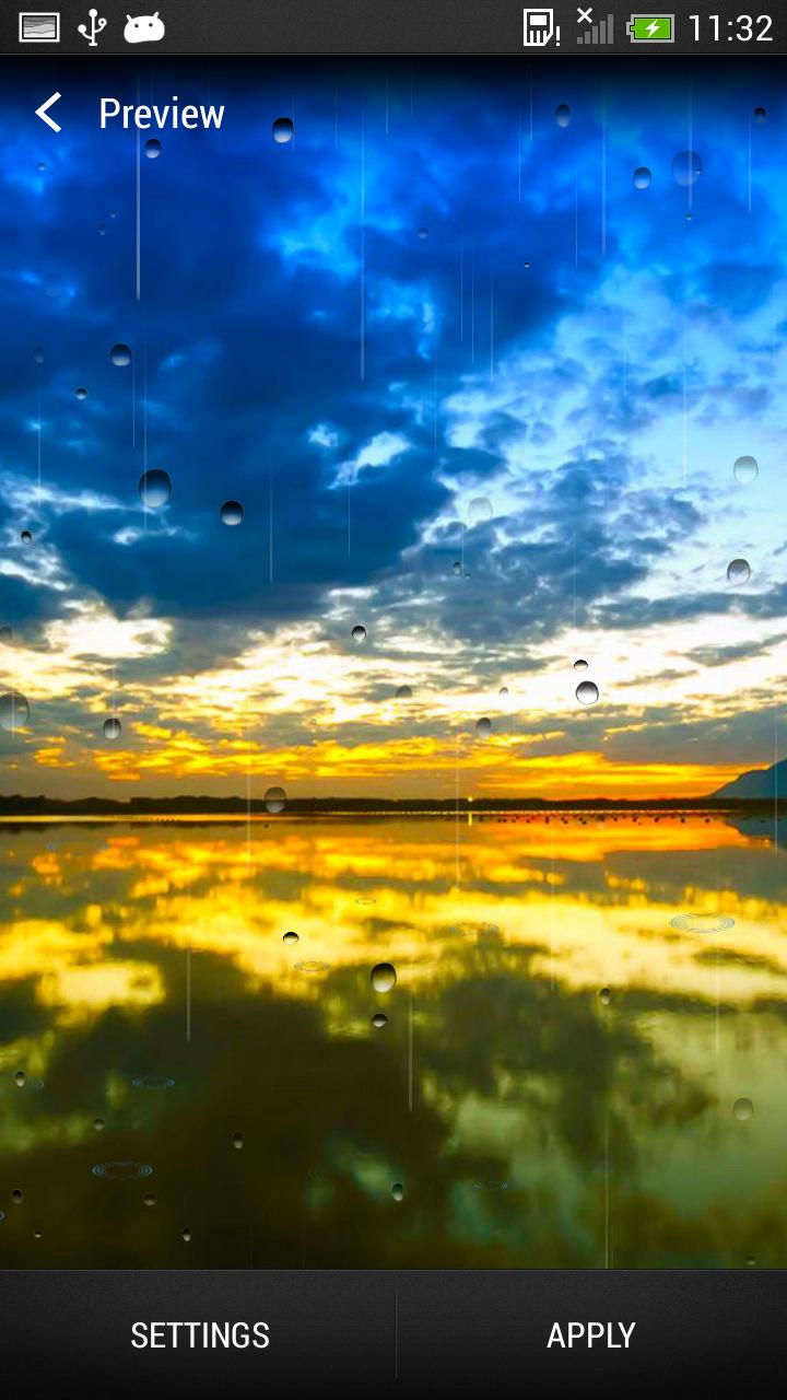 Water Drops Live Wallpaper