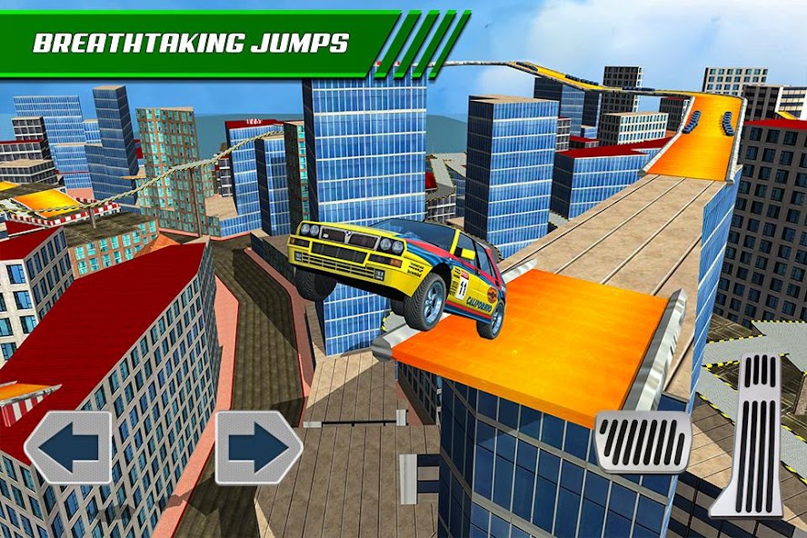 Roof Jumping Car Parking Games