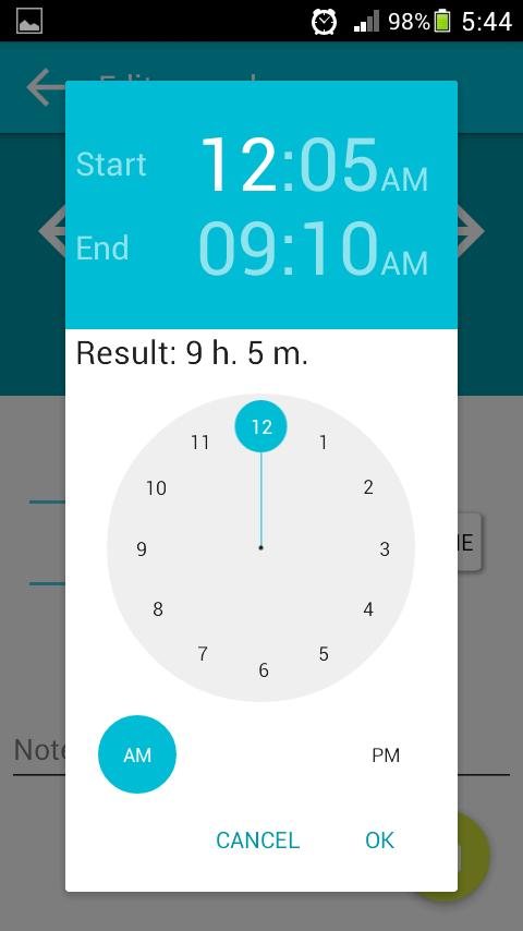 Sleep Time Tracker