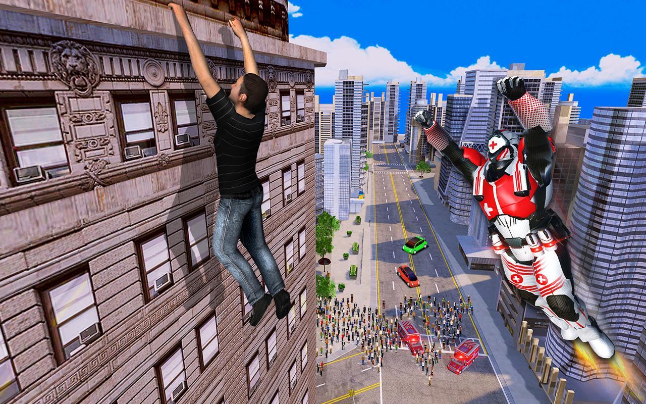 Doctor Robot City Hero rescue Human