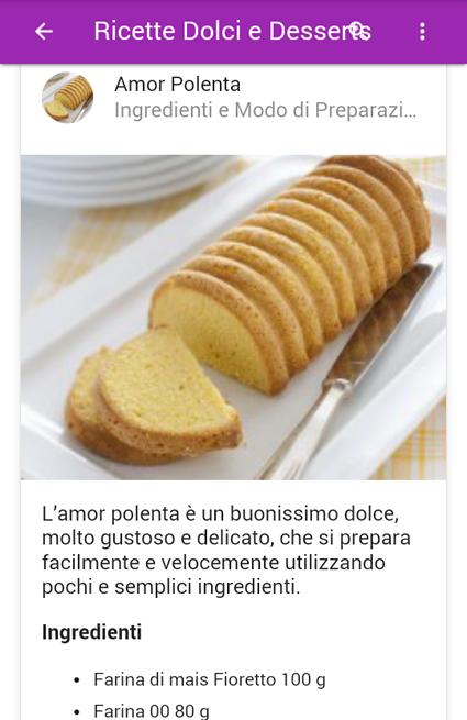 Ricette Dolci