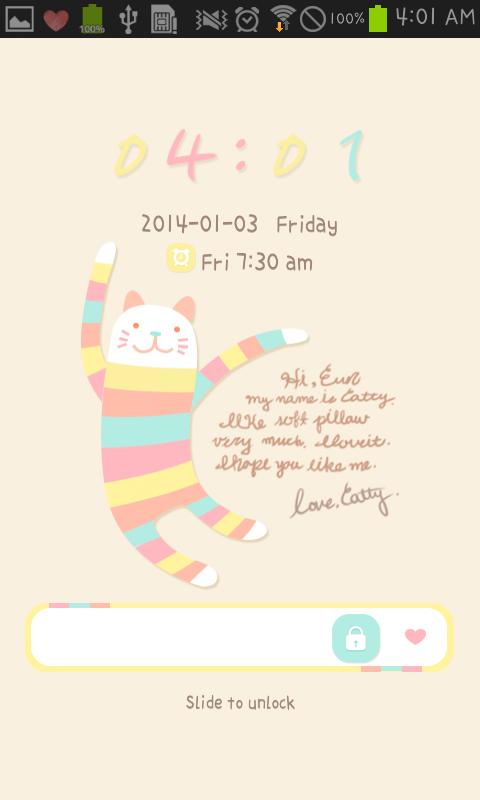 Hello catty go locker theme
