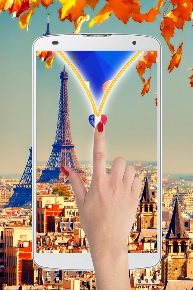 Paris Zipper Screen Lock