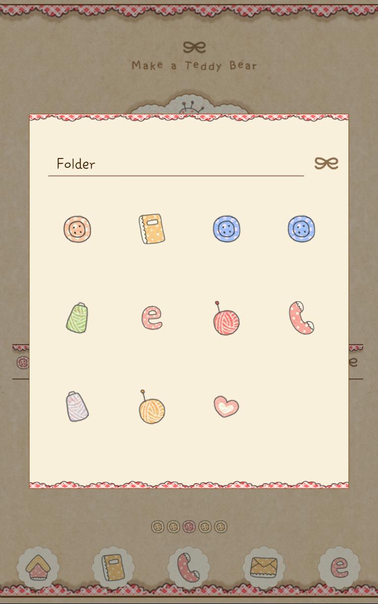 Making Teddy bear dodol theme