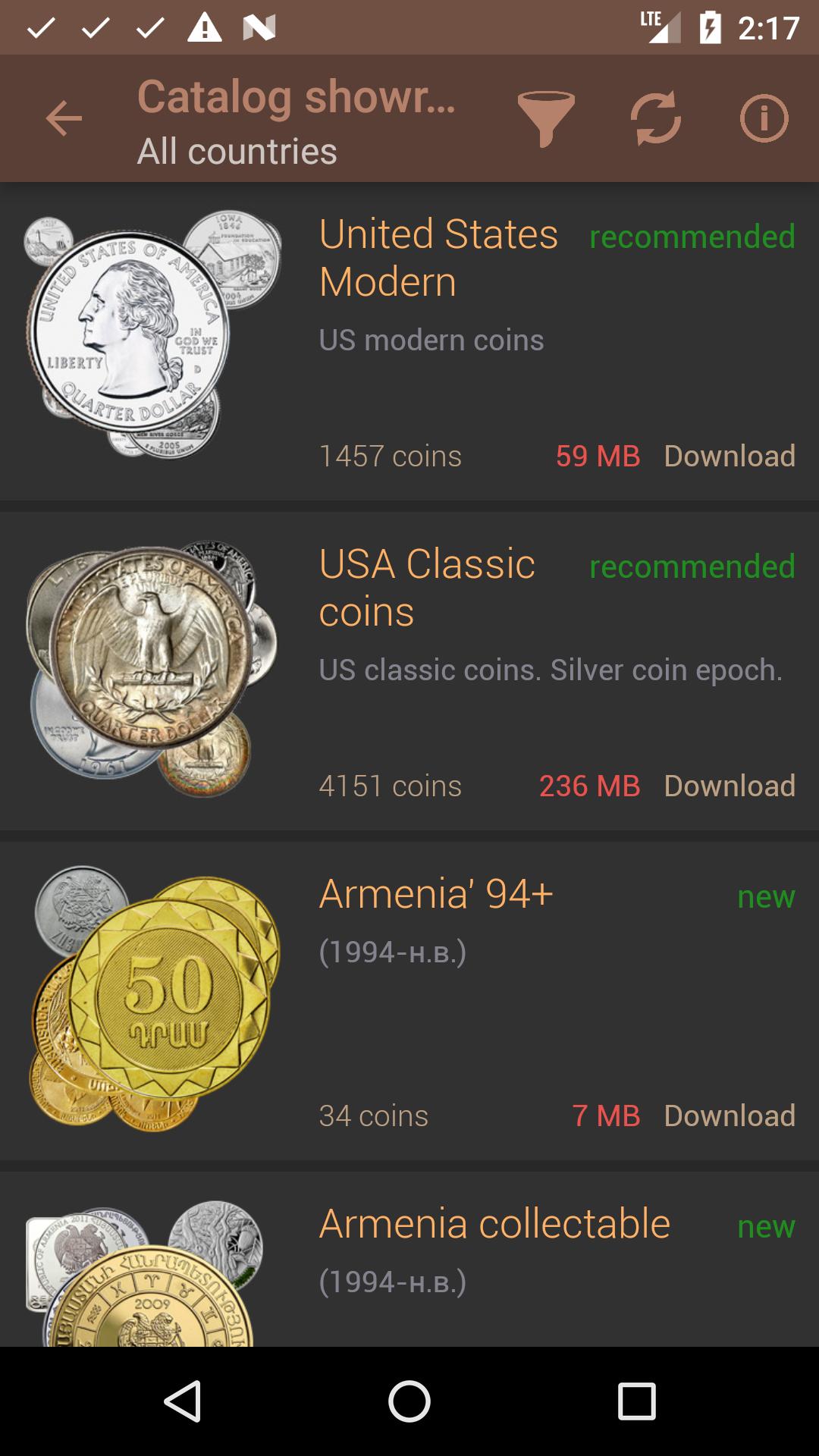 World coins